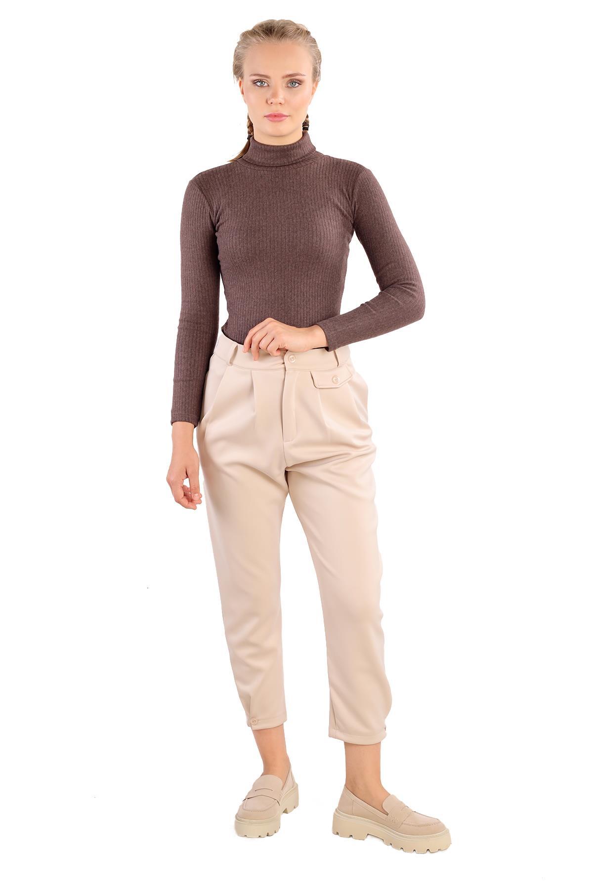 Taş Cep Detay Dalgıç Pantolon 9165M 