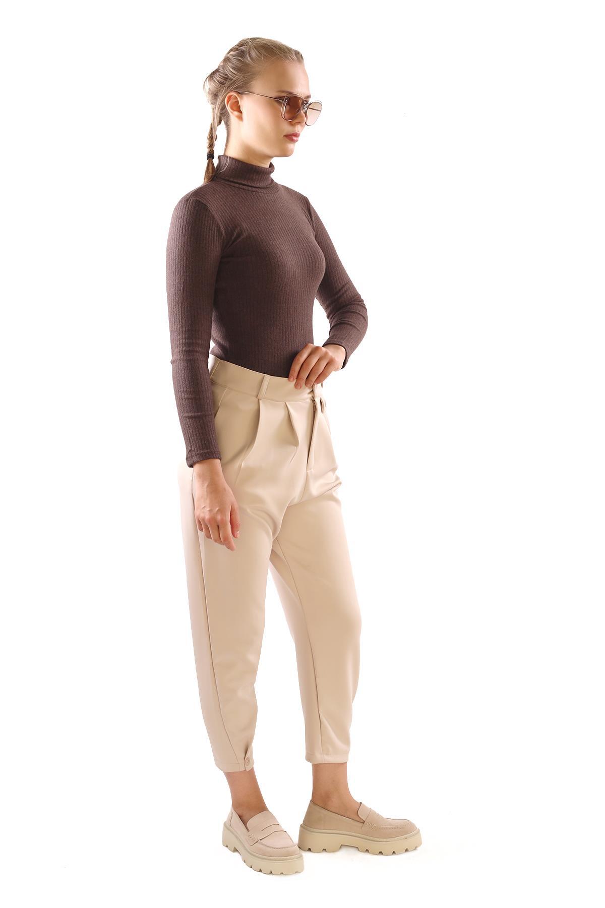 Taş Cep Detay Dalgıç Pantolon 9165M - 7