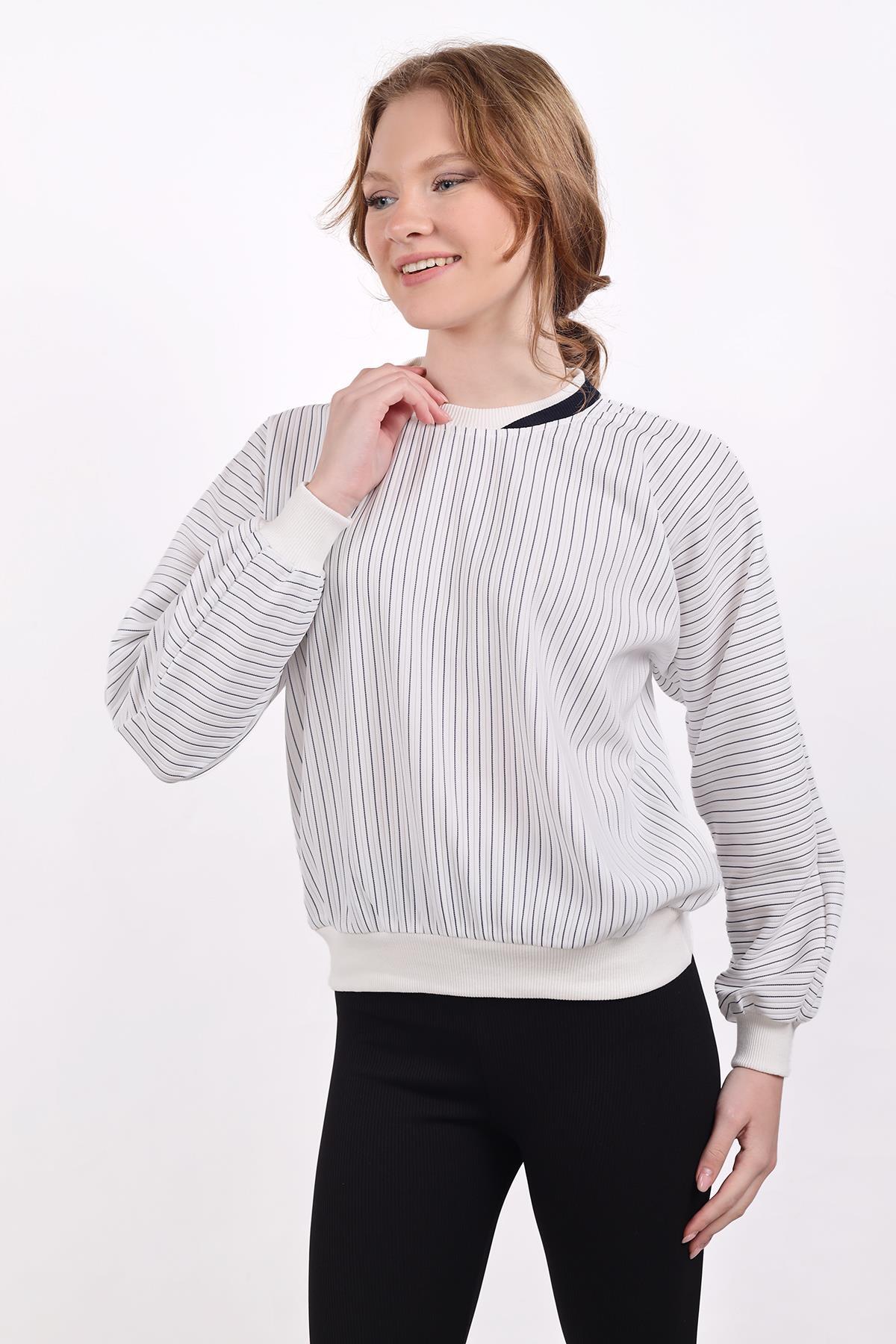 Laci Bisiklet Yaka Sweat 9166M - 3