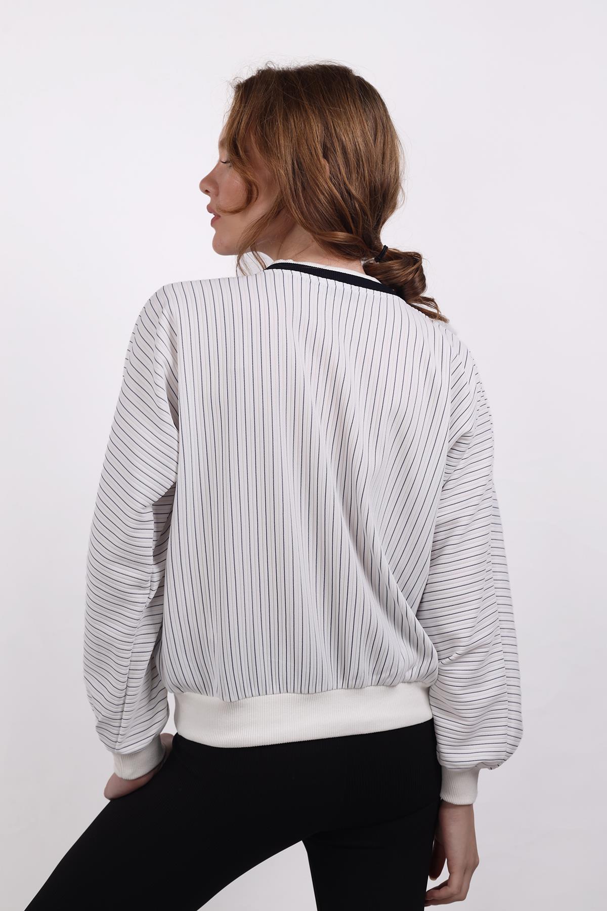 Laci Bisiklet Yaka Sweat 9166M - 6