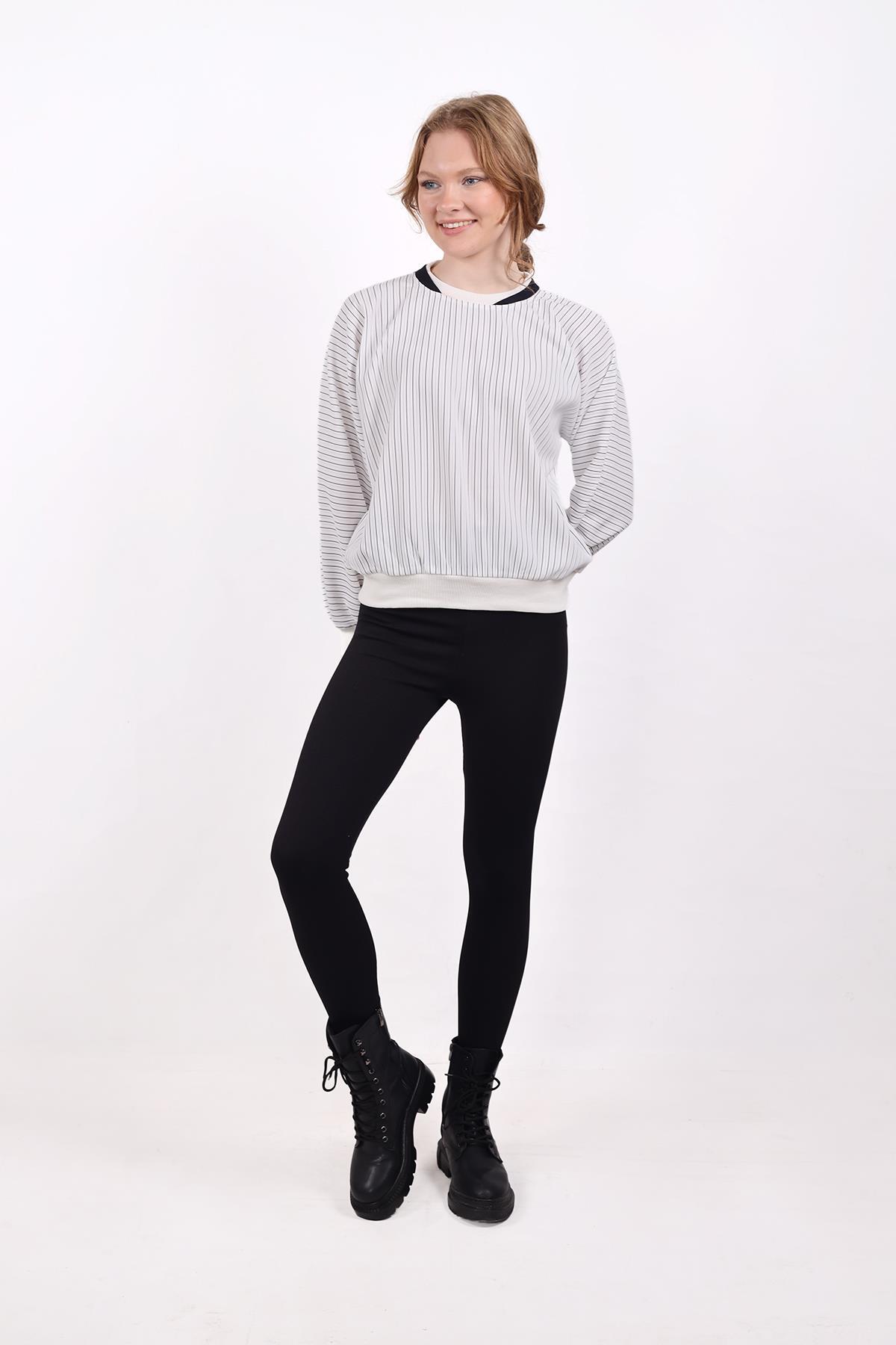 Laci Bisiklet Yaka Sweat 9166M - 7