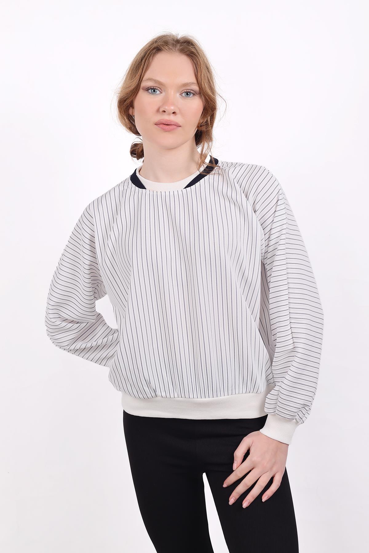 Laci Bisiklet Yaka Sweat 9166M - 8