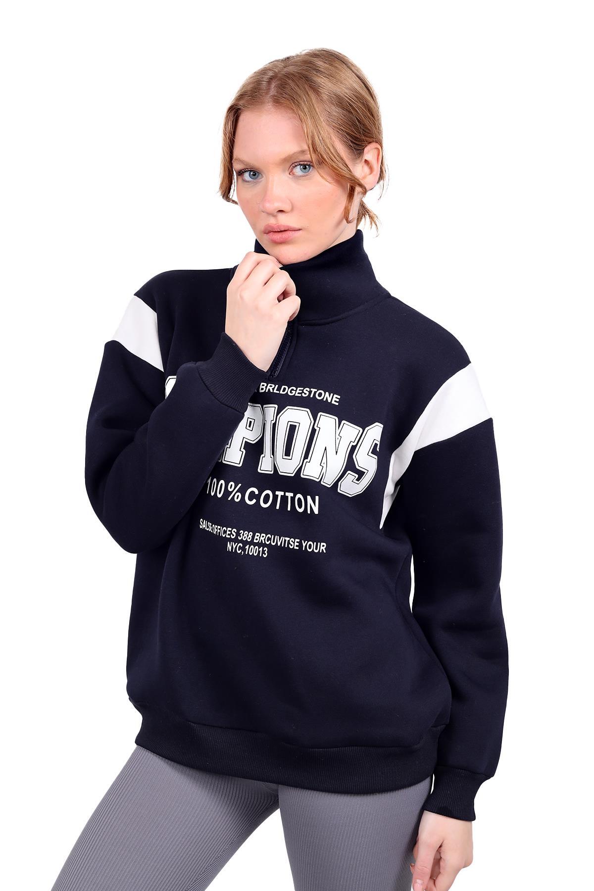 Laci Yazı Detay Sweat 9168M - 1