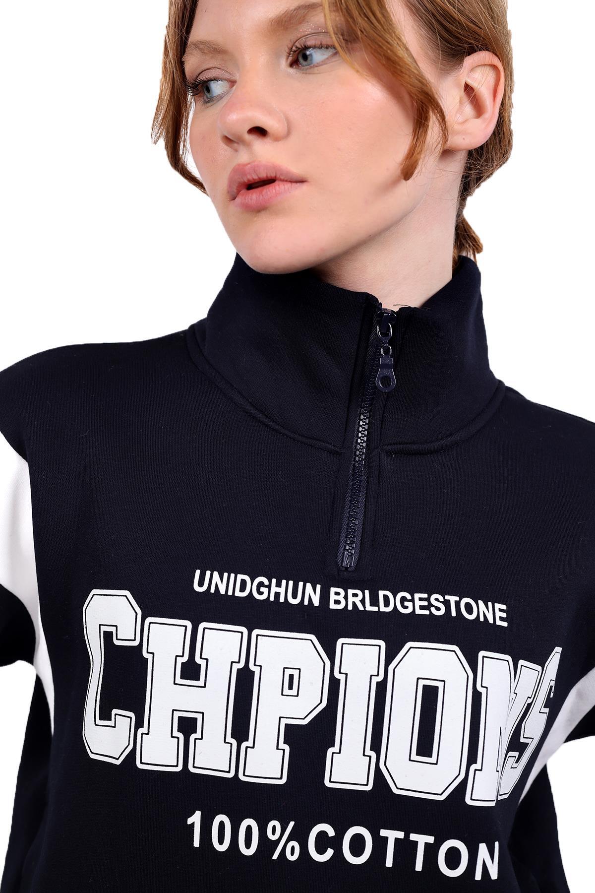 Laci Yazı Detay Sweat 9168M - 3