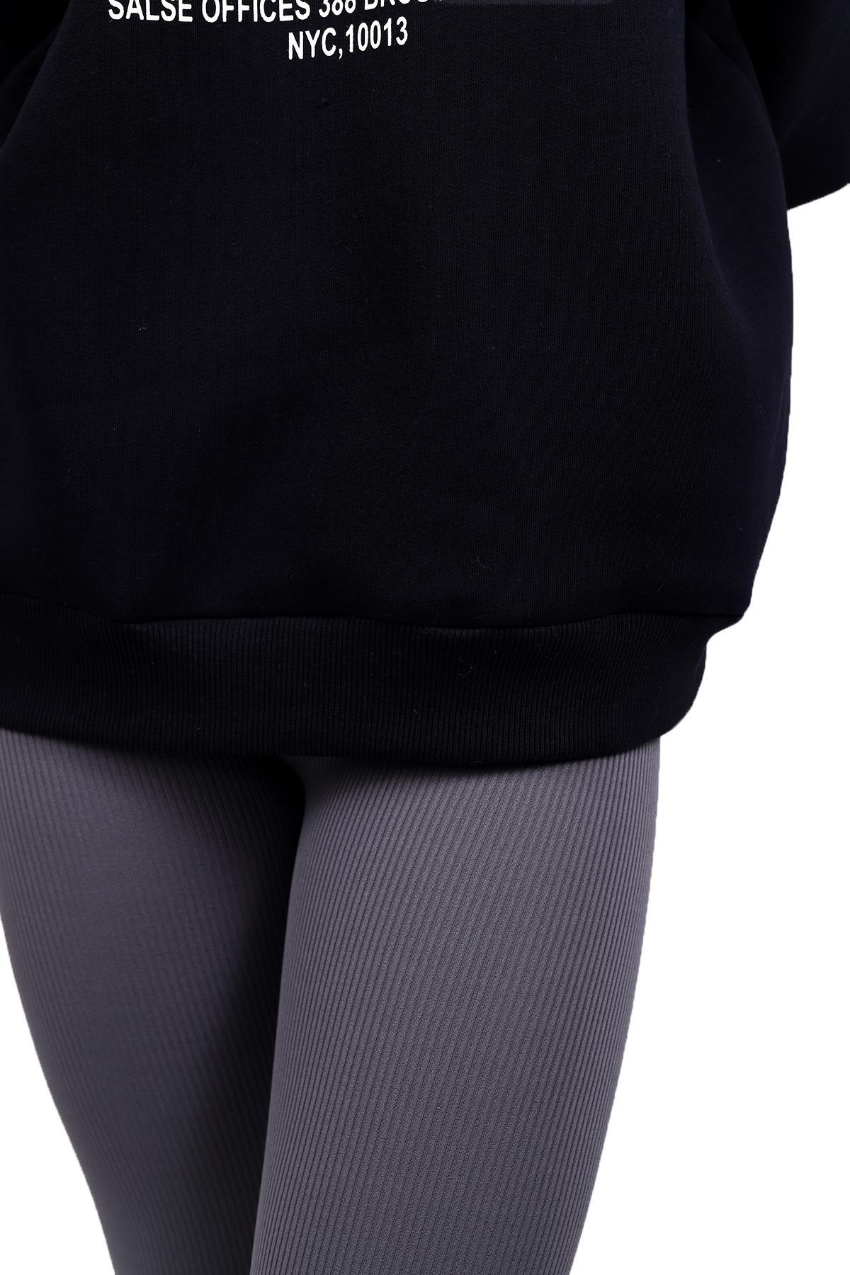 Laci Yazı Detay Sweat 9168M - 4