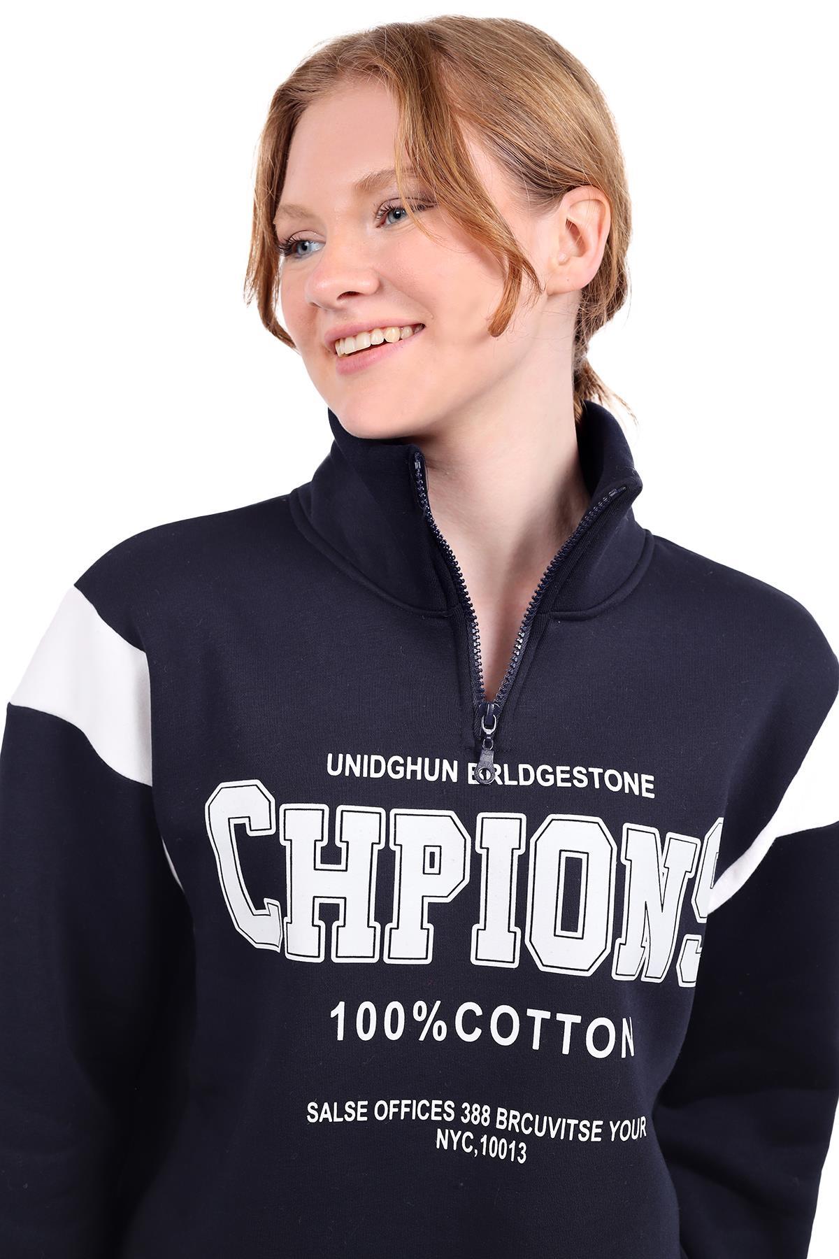 Laci Yazı Detay Sweat 9168M - 7