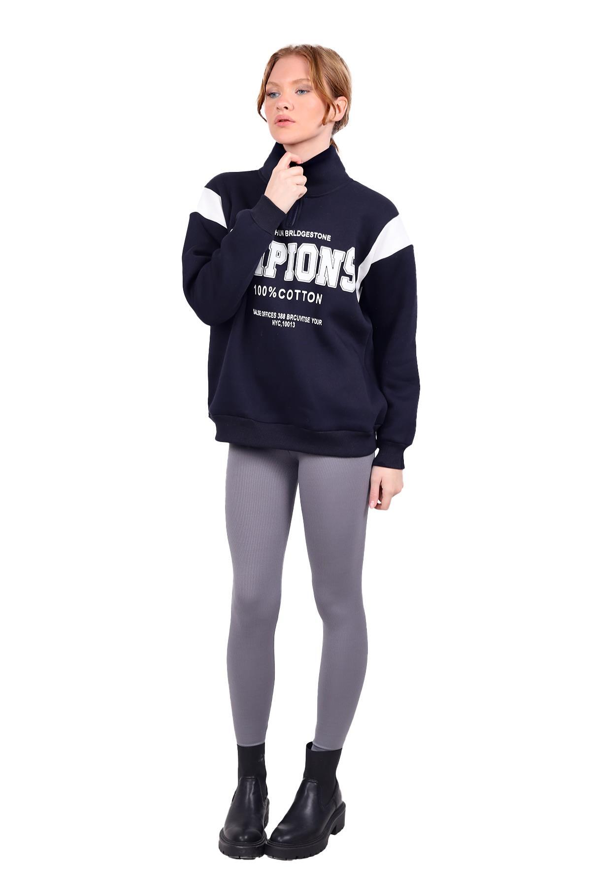 Laci Yazı Detay Sweat 9168M - 8