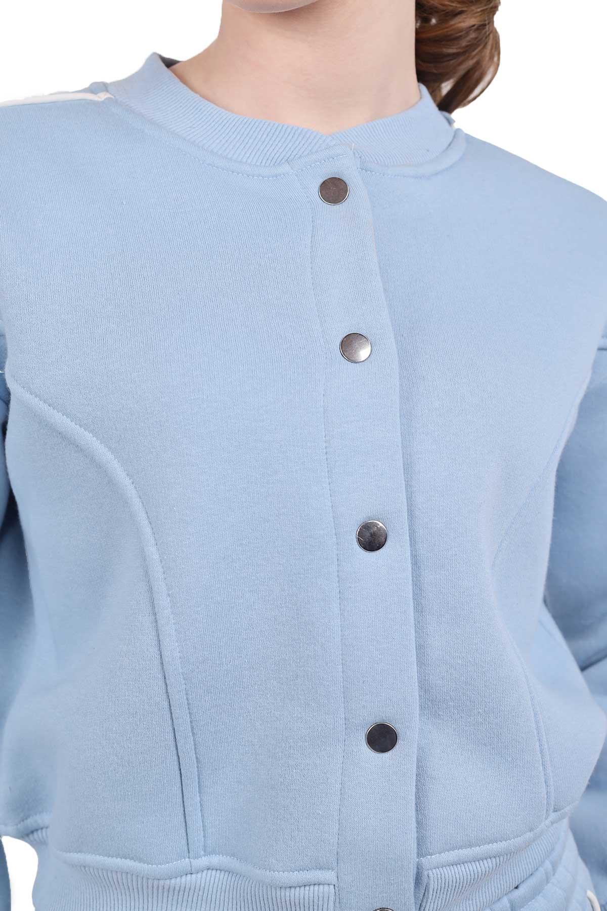 9170M Arka Baskı Detay Eşofman Takımı Mavi - RAYS