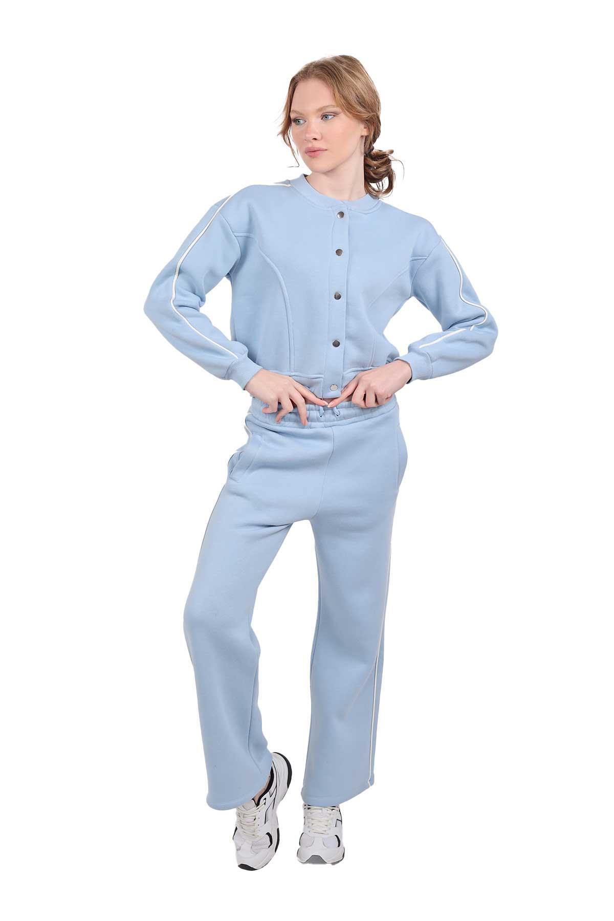Mavi Arka Baskı Detay Eşofman Takımı 9170M - 8