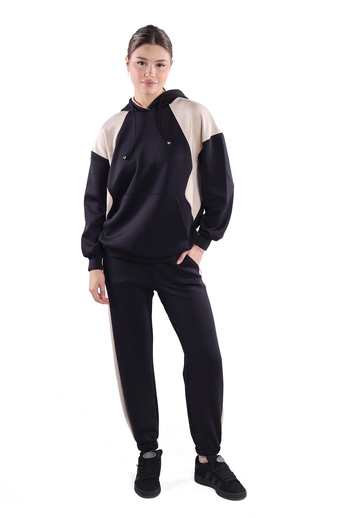 Siyah-Vizon Garnili Dalgıç Takım 9178M - 1