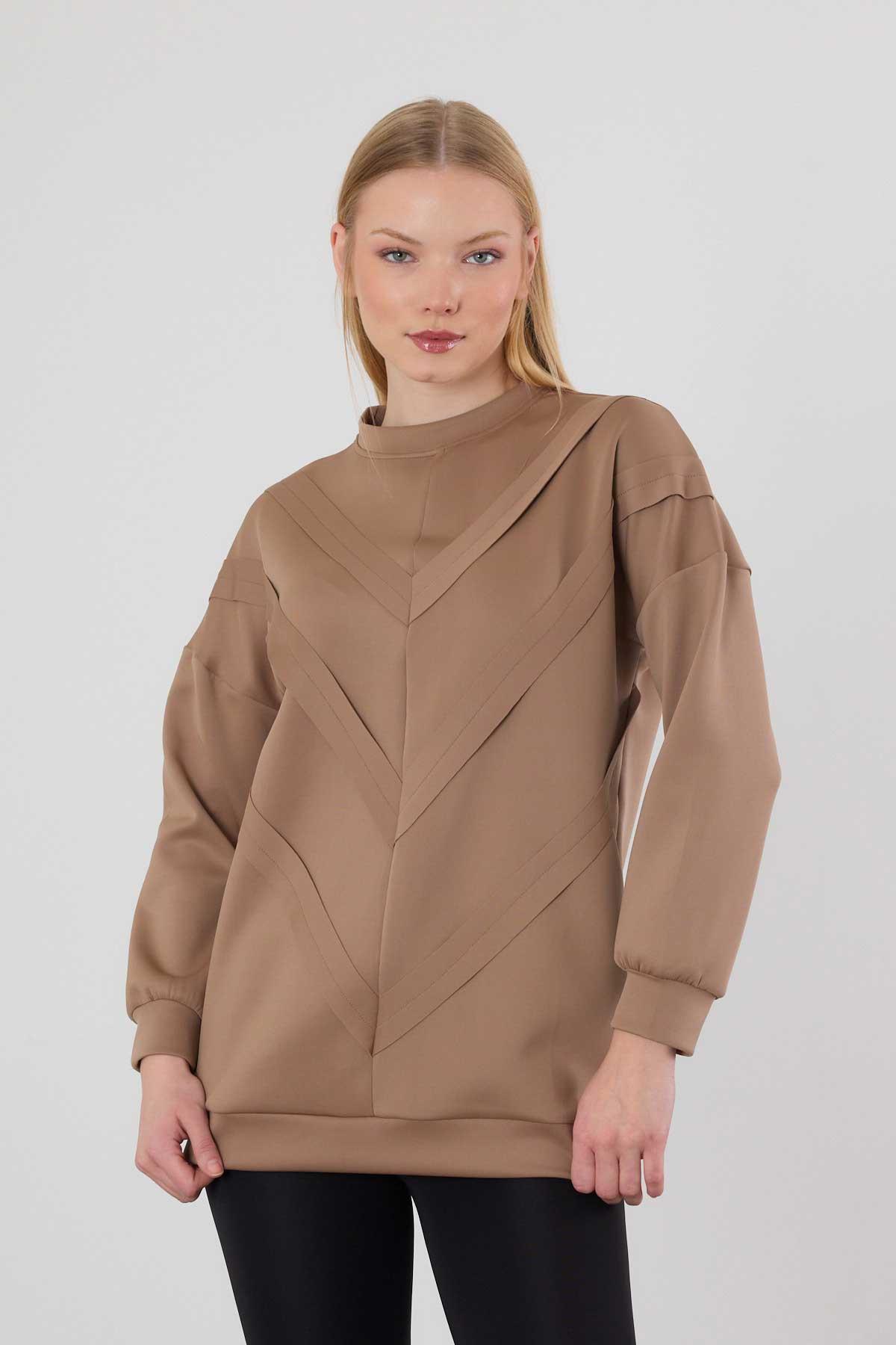 Vizon Şerit Detay Sweat 9180M 