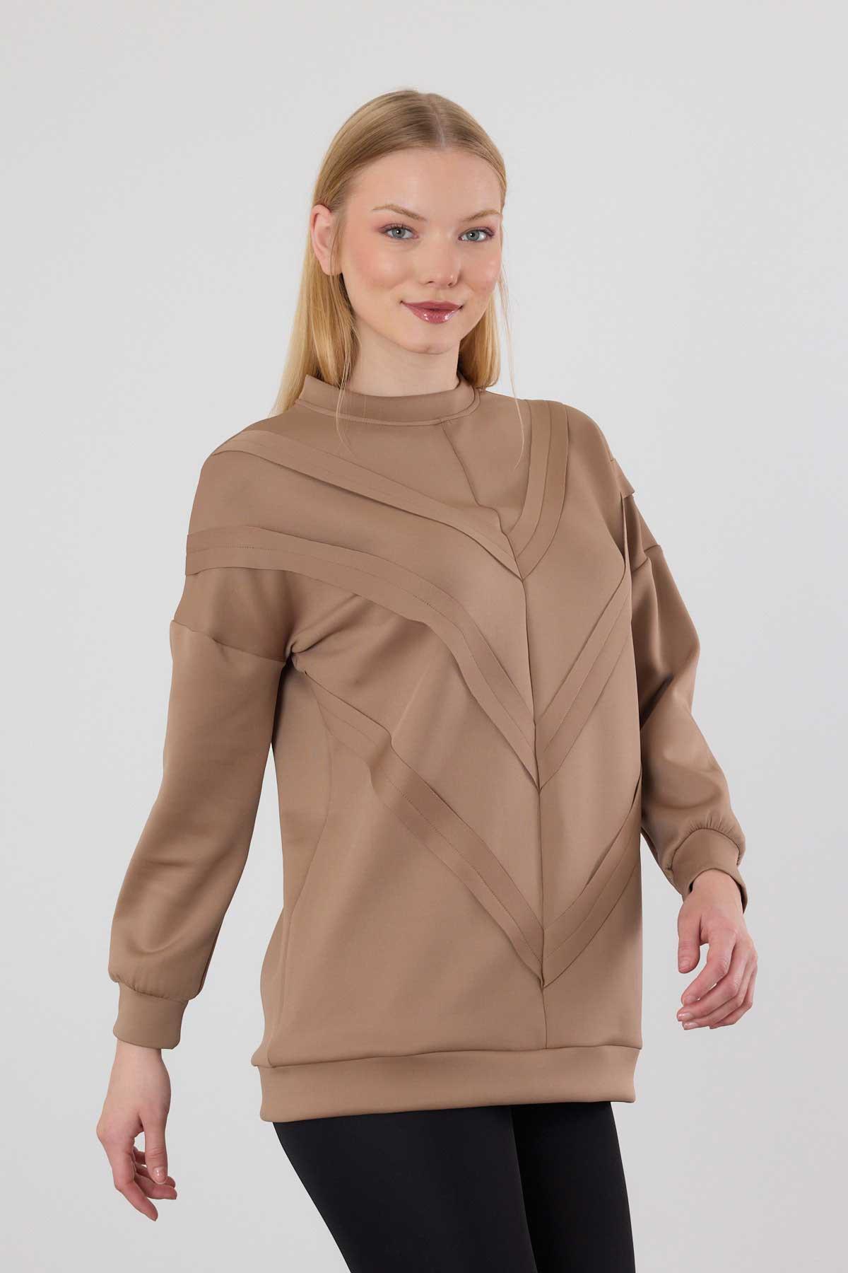 Vizon Şerit Detay Sweat 9180M - 7