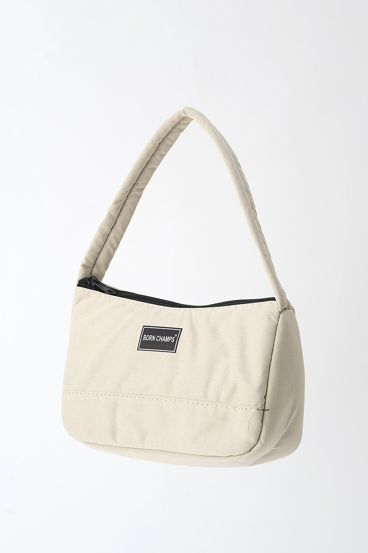 9203 Armalı Baget Çanta Krem 