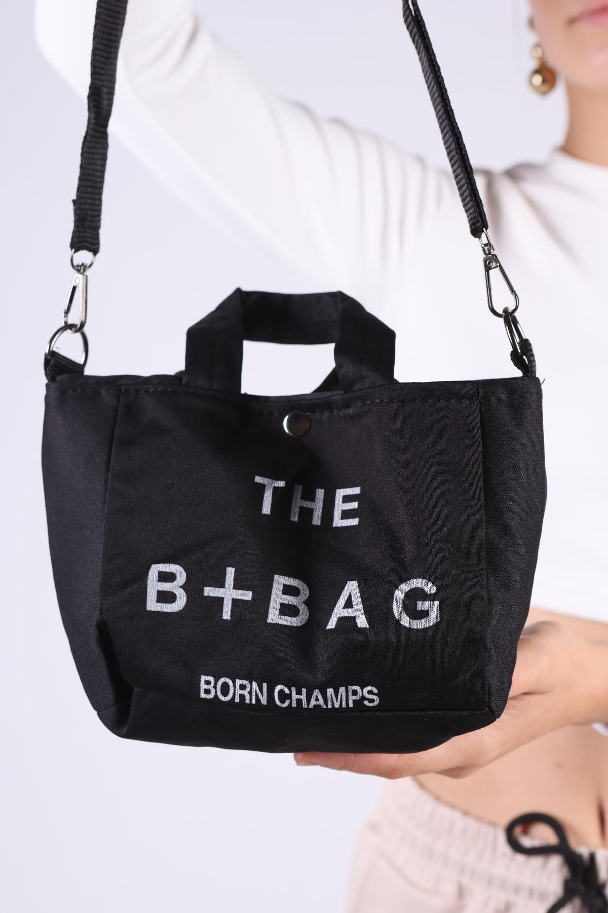 Siyah The B-Bag Mini Çanta 9204 - 3