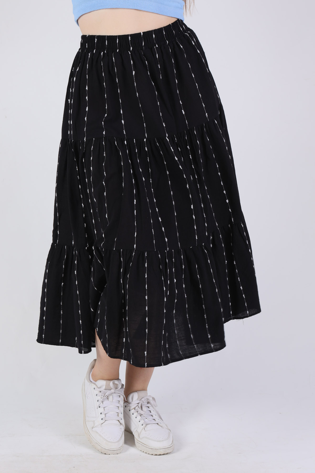Siyah Şerit Detay Etek 9205 - 3