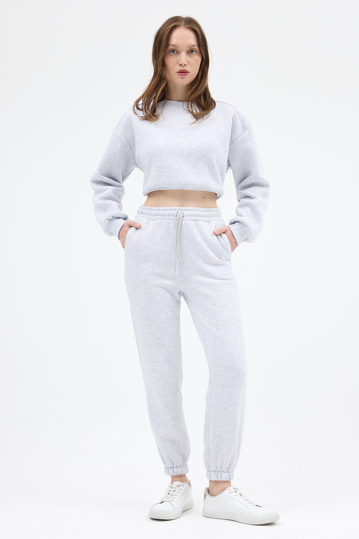 Karmelanj Yan Şerit Detaylı Kadın Eşofman 9209M 