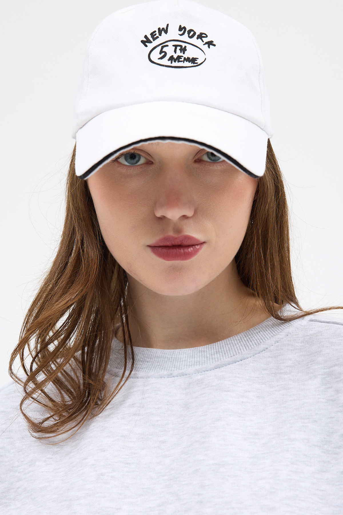 Karmelanj Kadın Crop Bisiklet Yaka Sweatshirt 9210M - RAYS