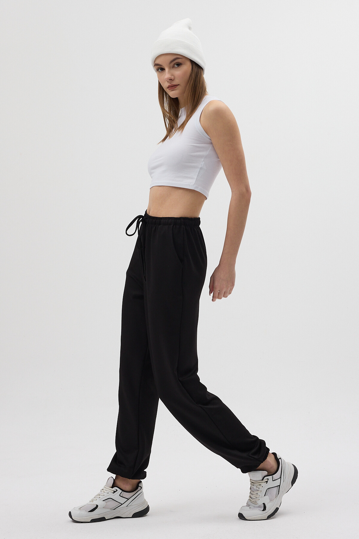 9213M Paça Lastik Eşofman Siyah - RAYS