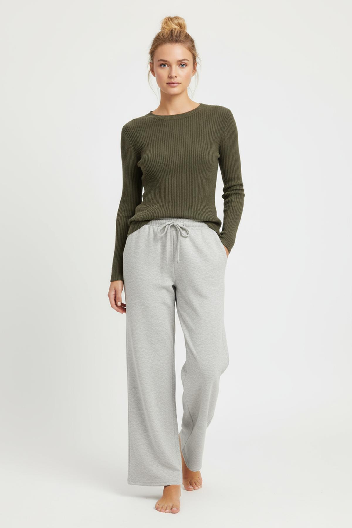 9214M Palazzo Eşofman Gri - RAYS