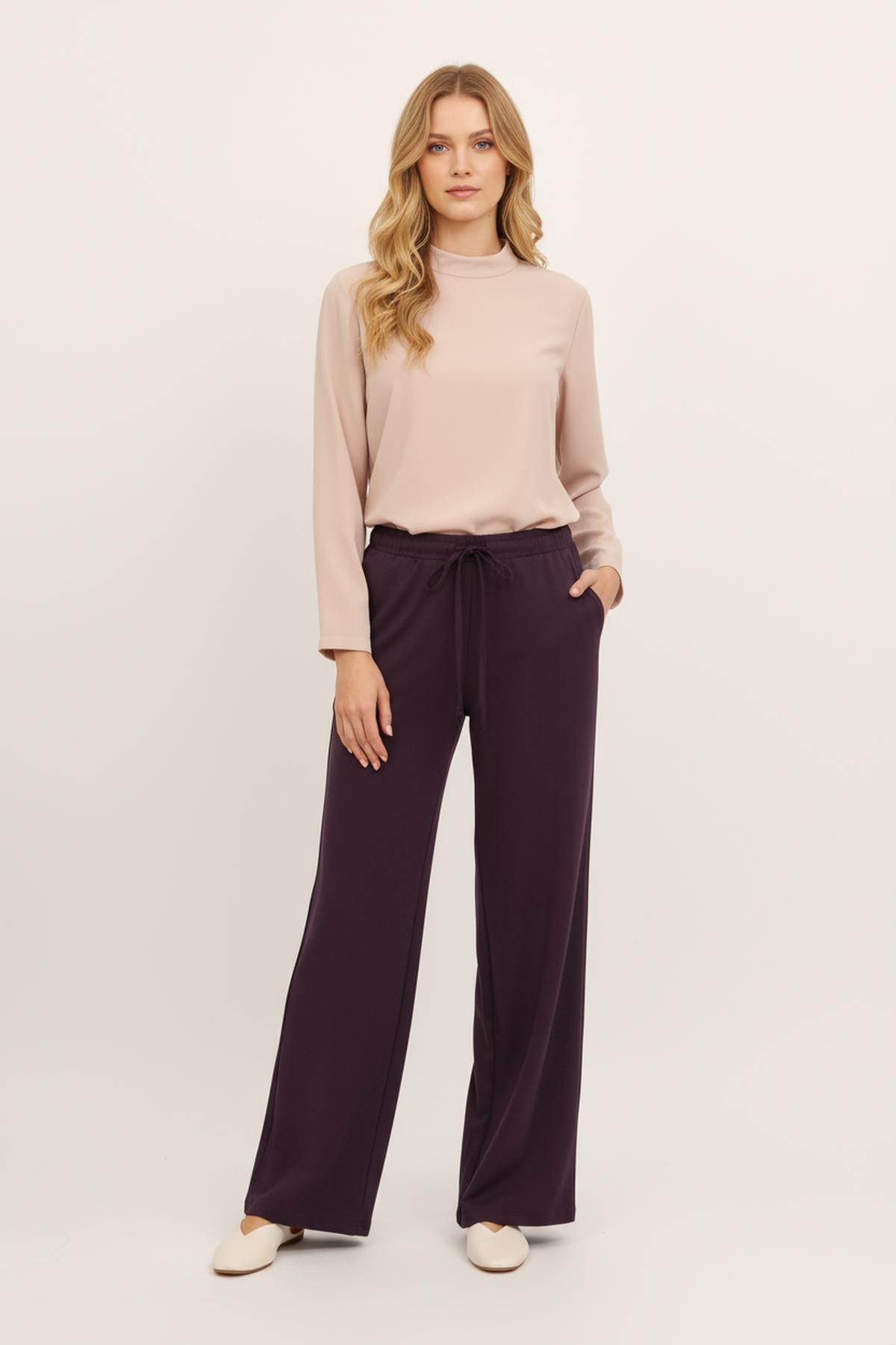 9214M Palazzo Eşofman Mürdüm - 1