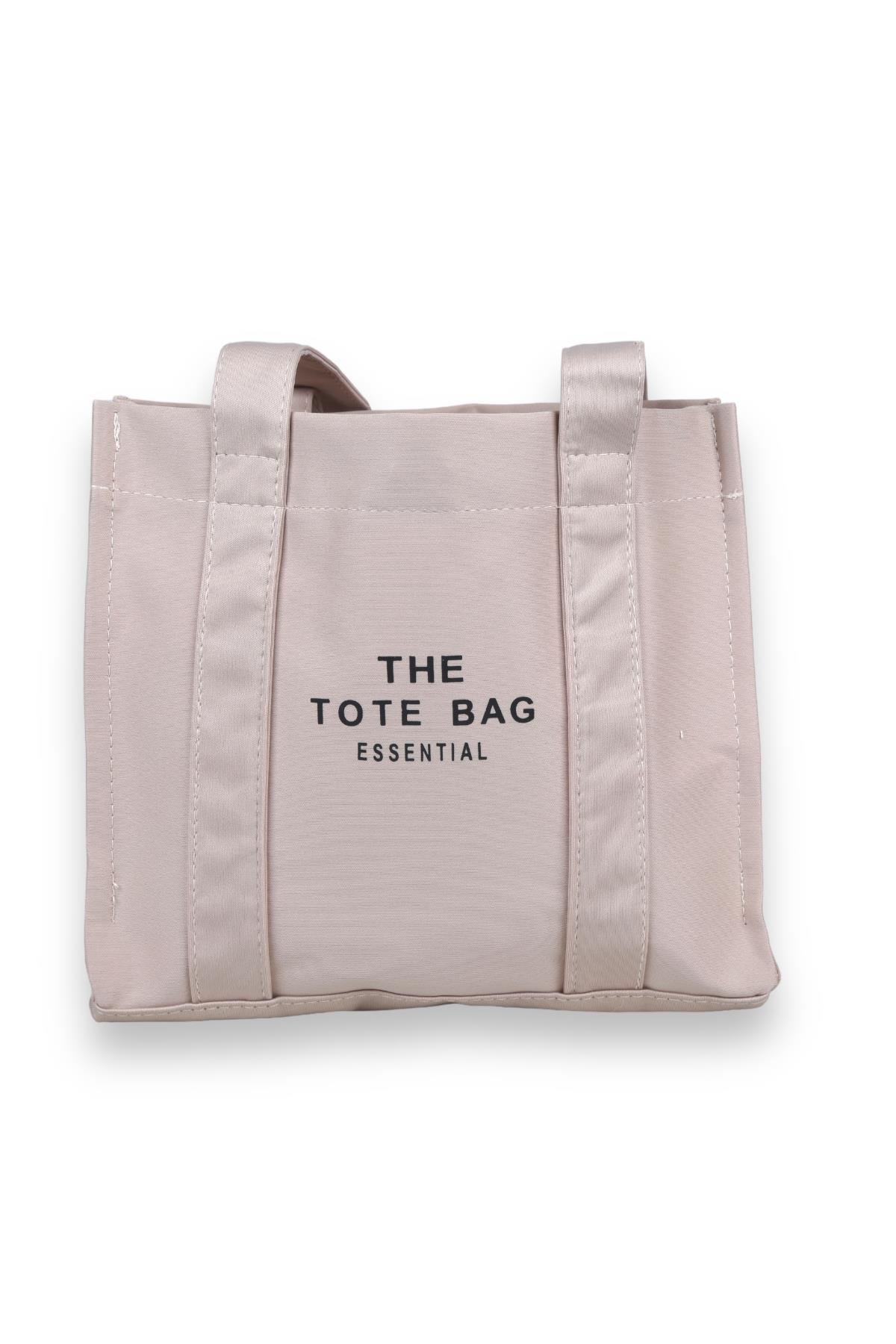 9219 Tote Bag Omuz Çantası Bej - 1