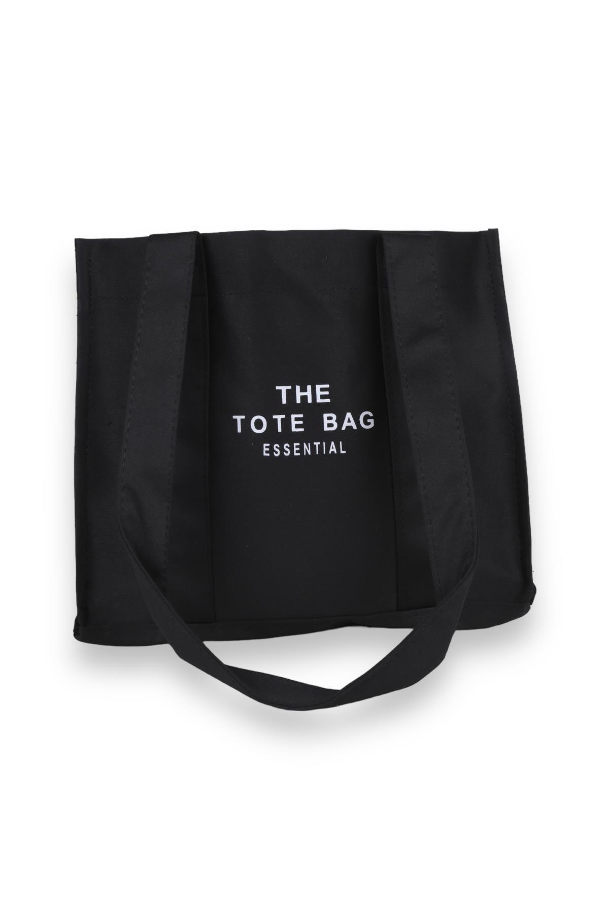 9219 Tote Bag Omuz Çantası Siyah - 2