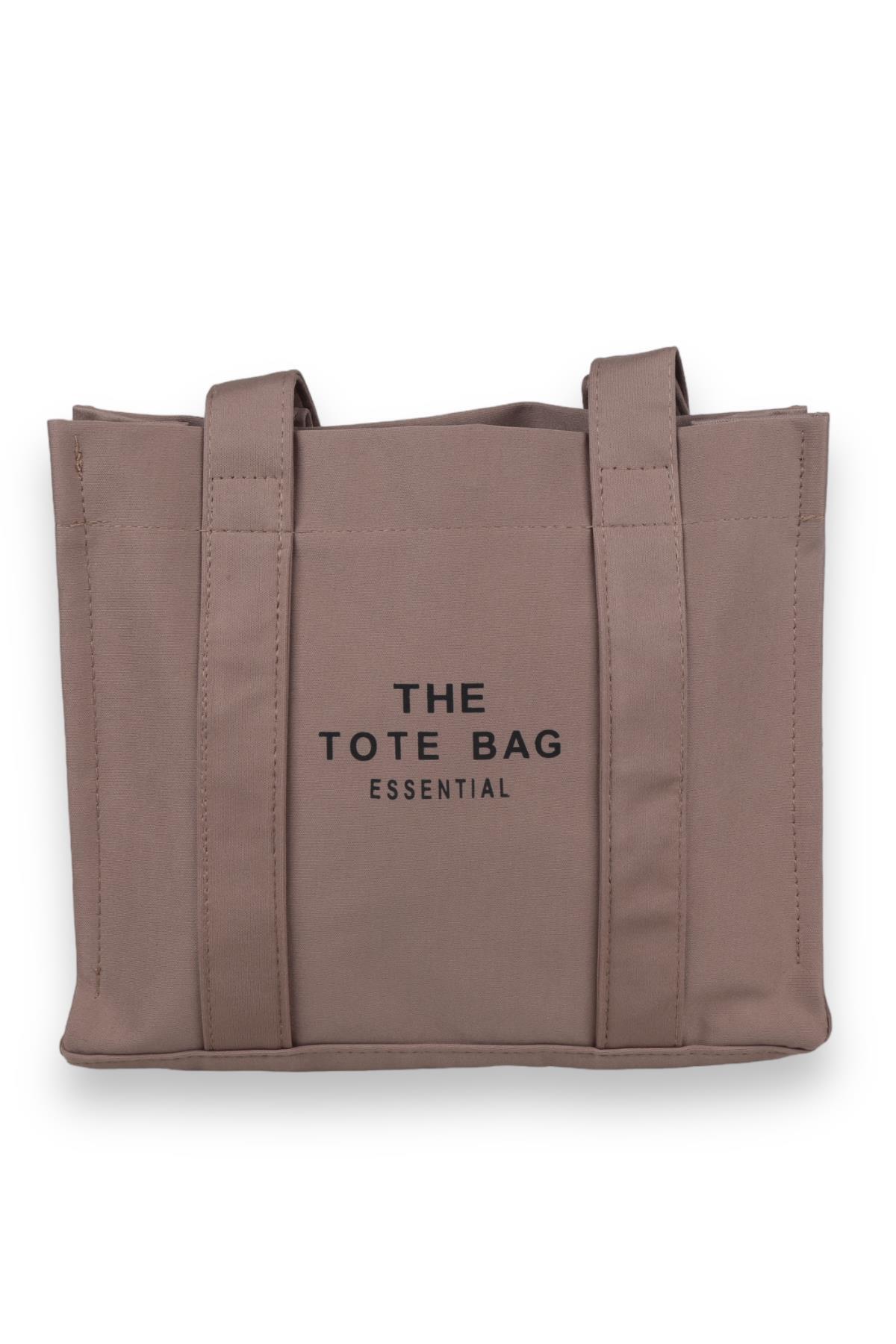 Vizon Kumaş Tote Çanta 9219 - 2