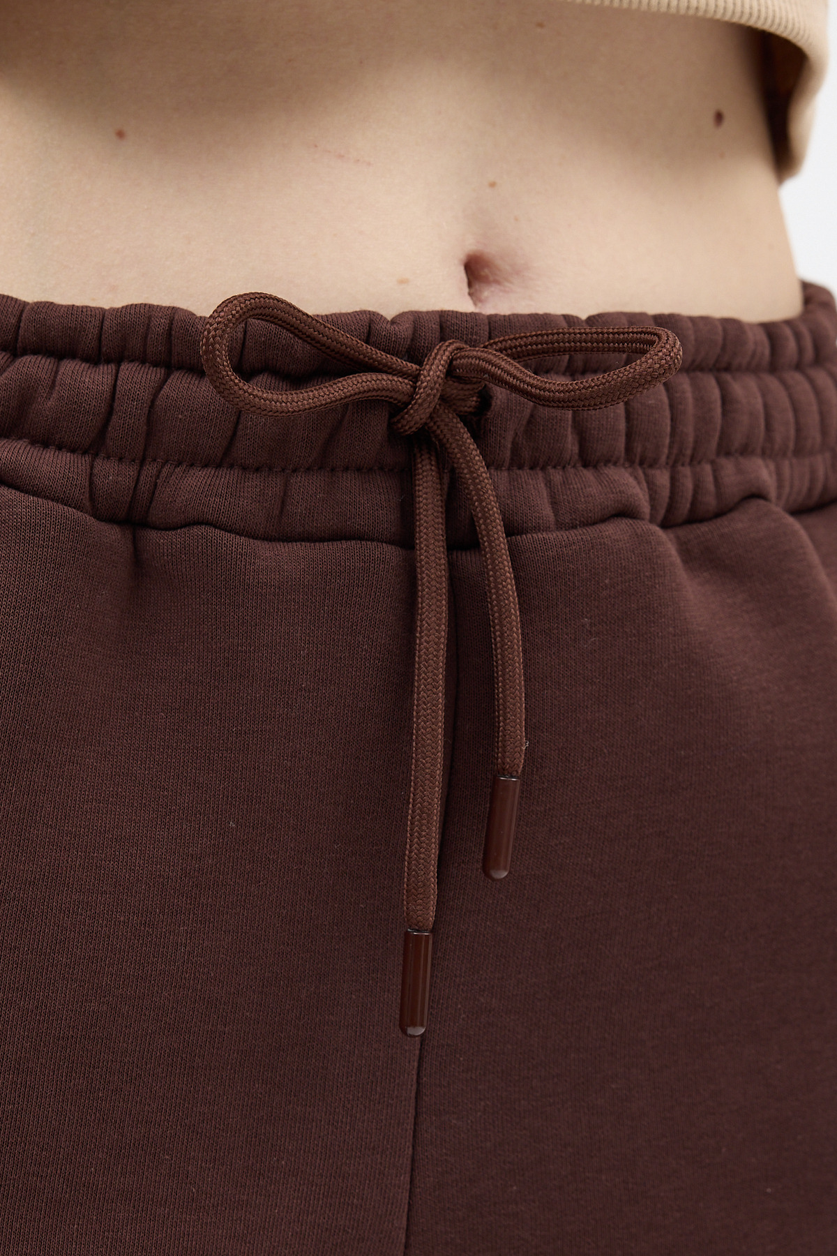 Acı Kahve Yazı Nakışlı Kadın Jogger Eşofman Altı 9219M - 4