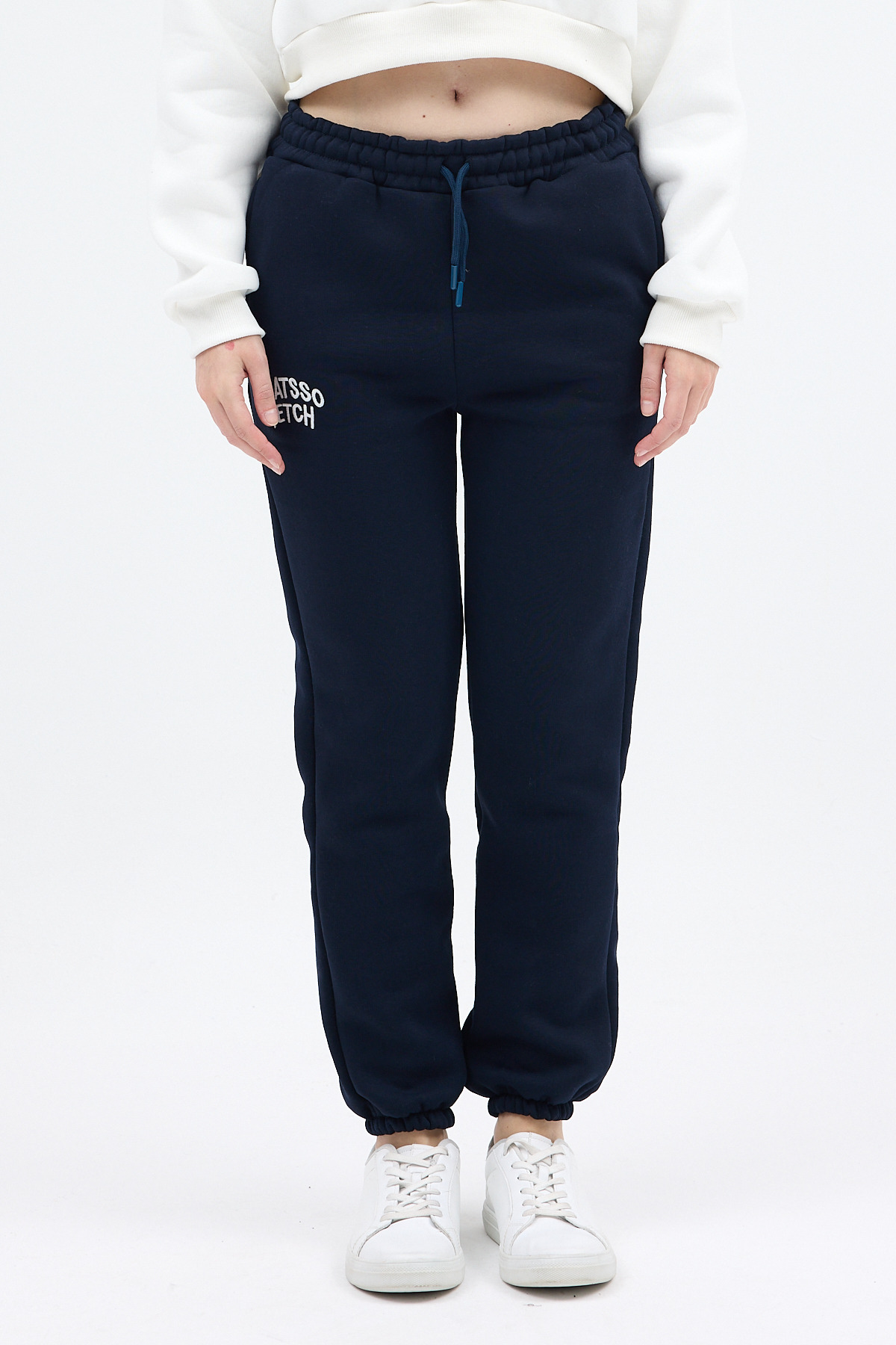 Laci Yazı Nakışlı Kadın Jogger Eşofman Altı 9219M - 2