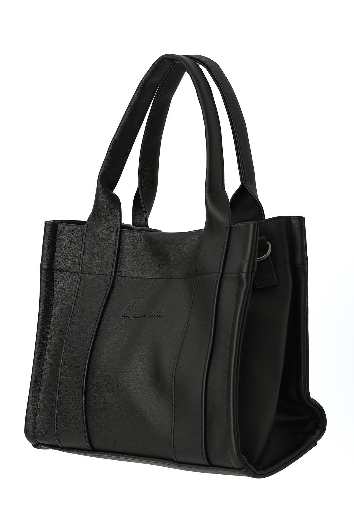 Siyah Şerit Detay Çanta 9220 - 2