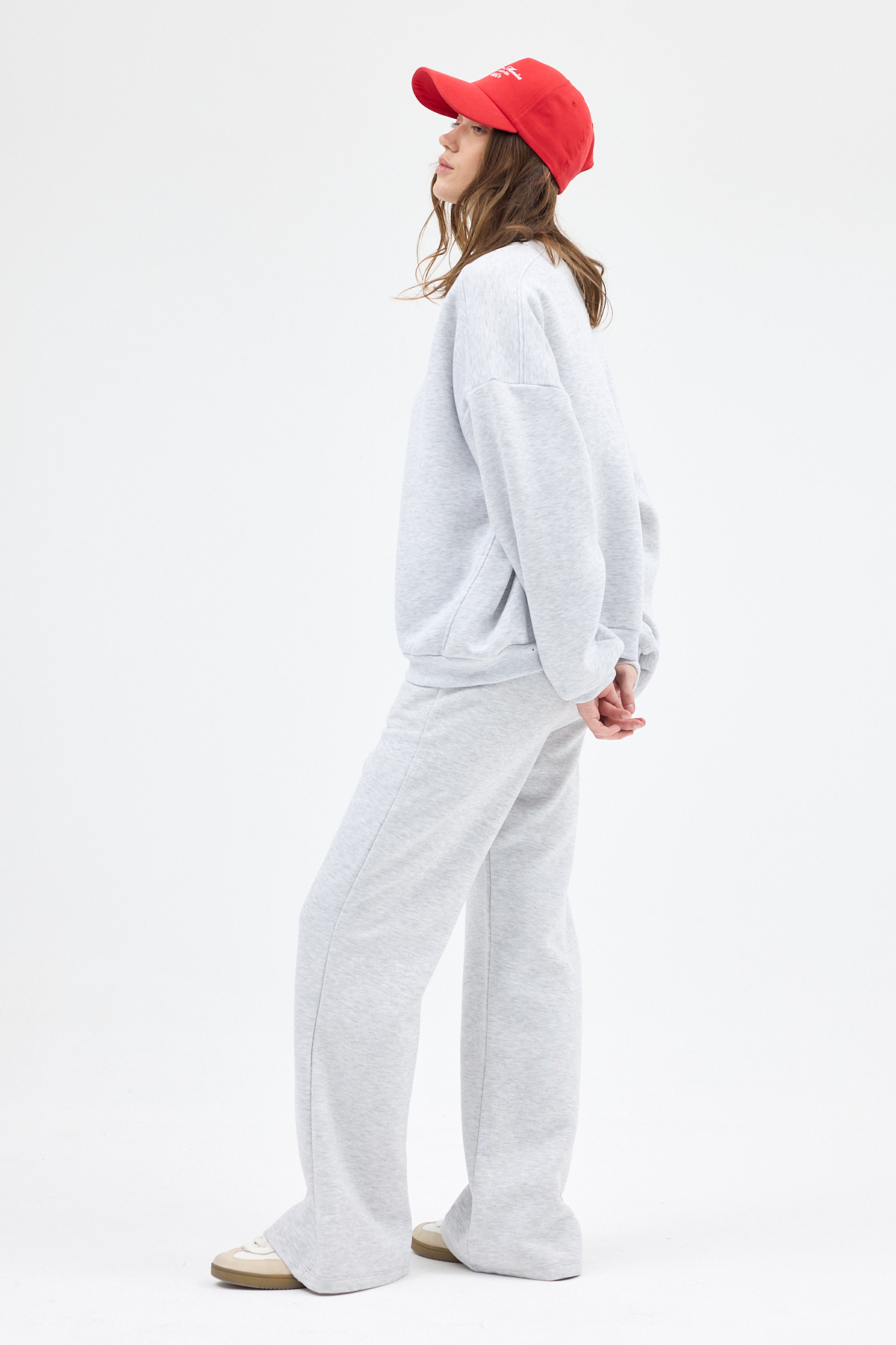 Karmelanj Geniş Paça Kadın Eşofman Altı 9220M - 6