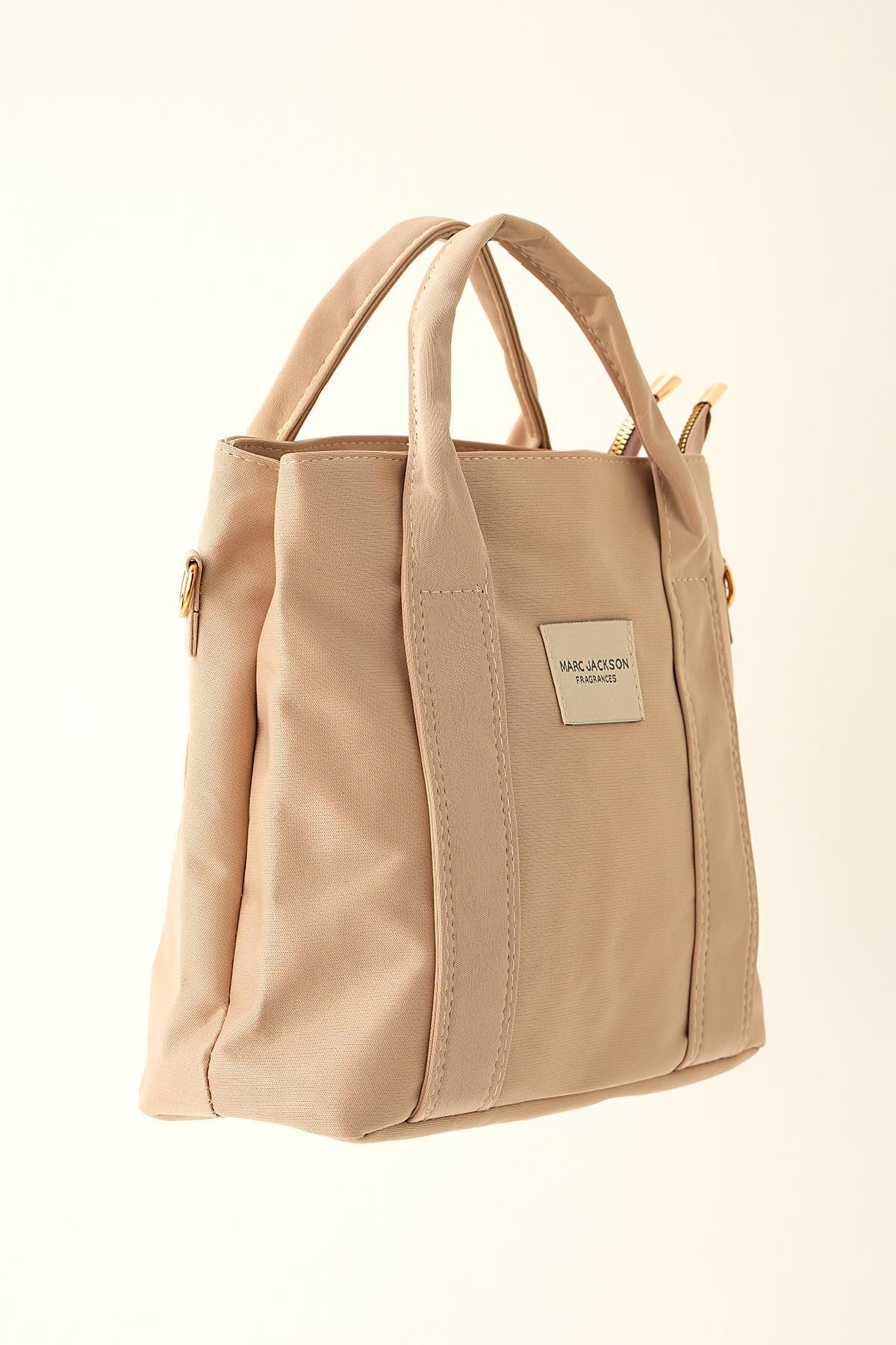 Bej Ön Arma Detay Omuz Çantası 9223 - 2