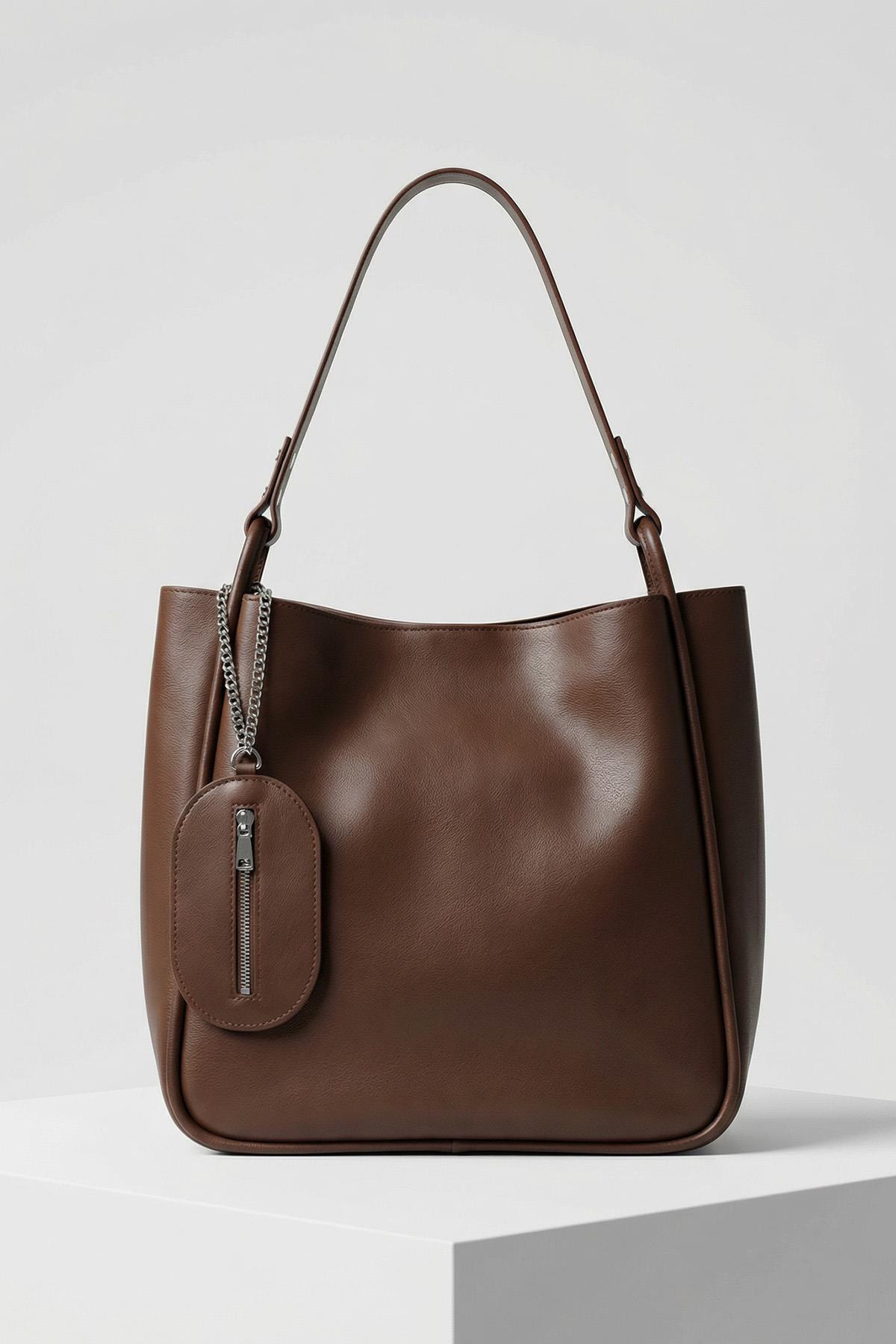 9226 Cüzdan Detay Çanta Acı Kahve 