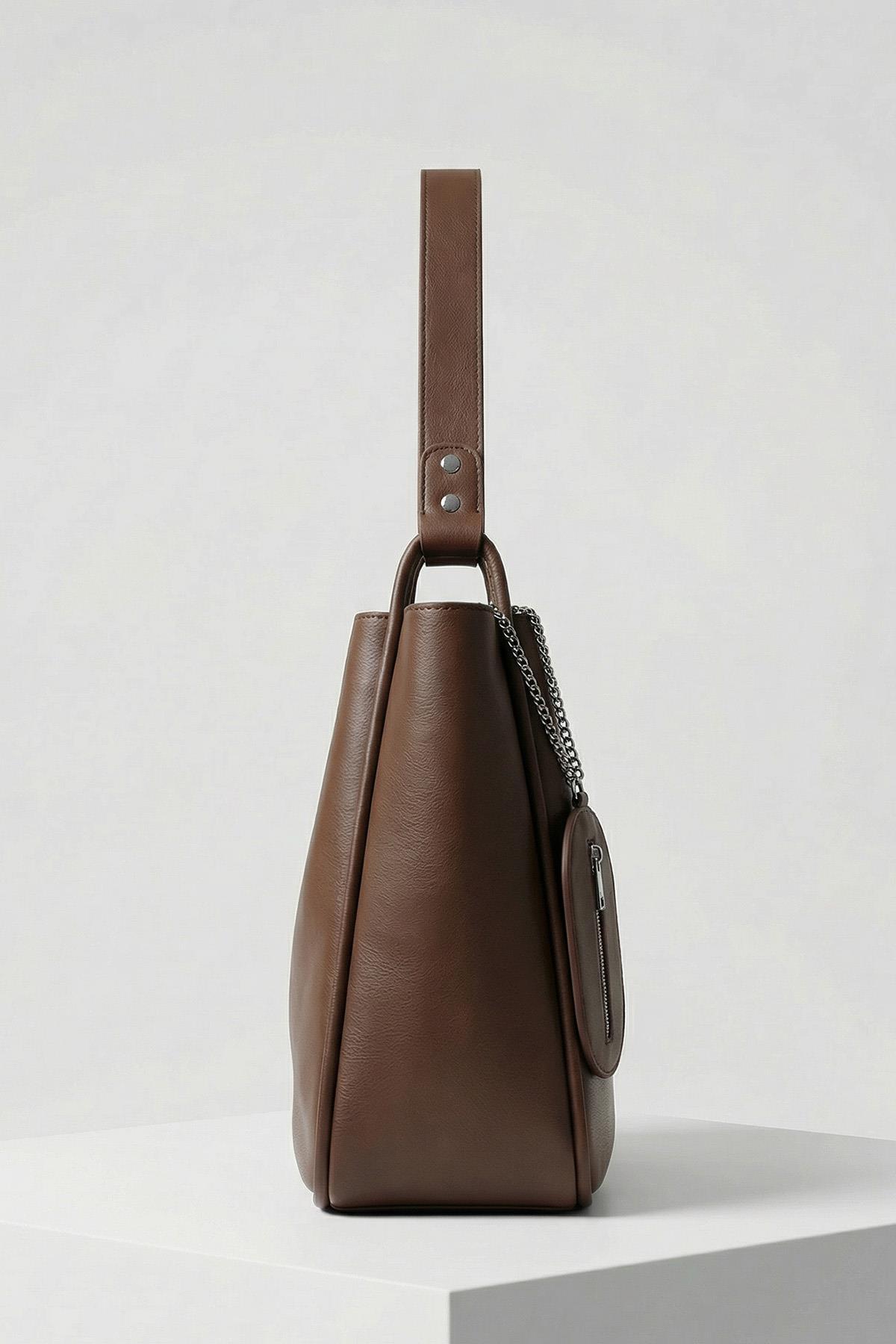 9226 Cüzdan Detay Çanta Acı Kahve - 3