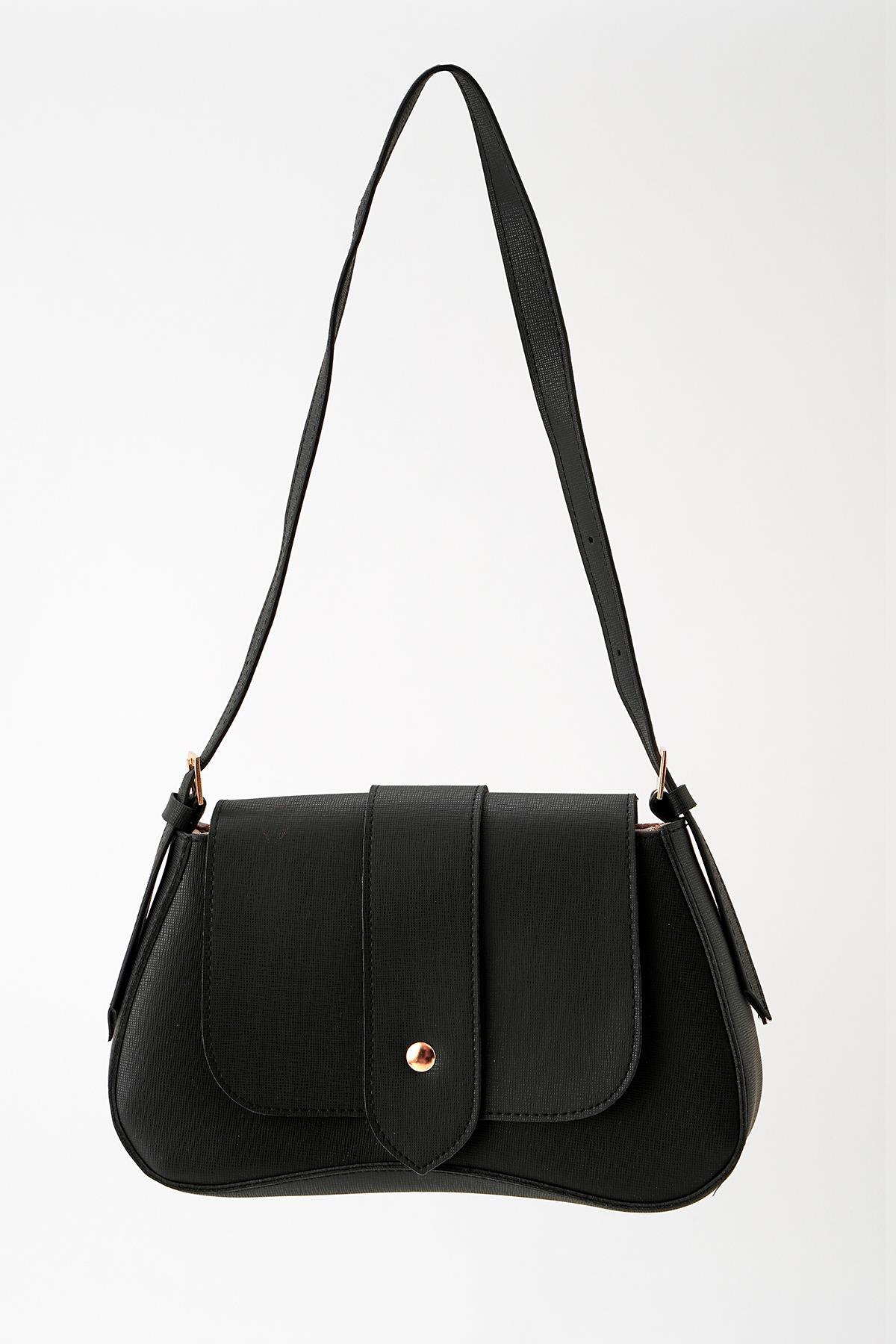 Siyah Baget Çanta 9232 - 1