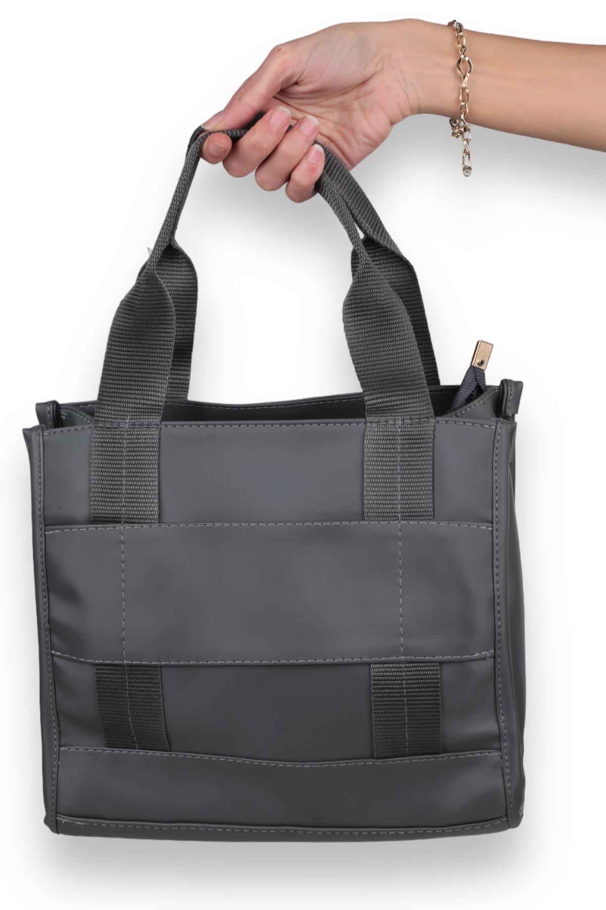 Füme Saten Çanta 9246 - 3