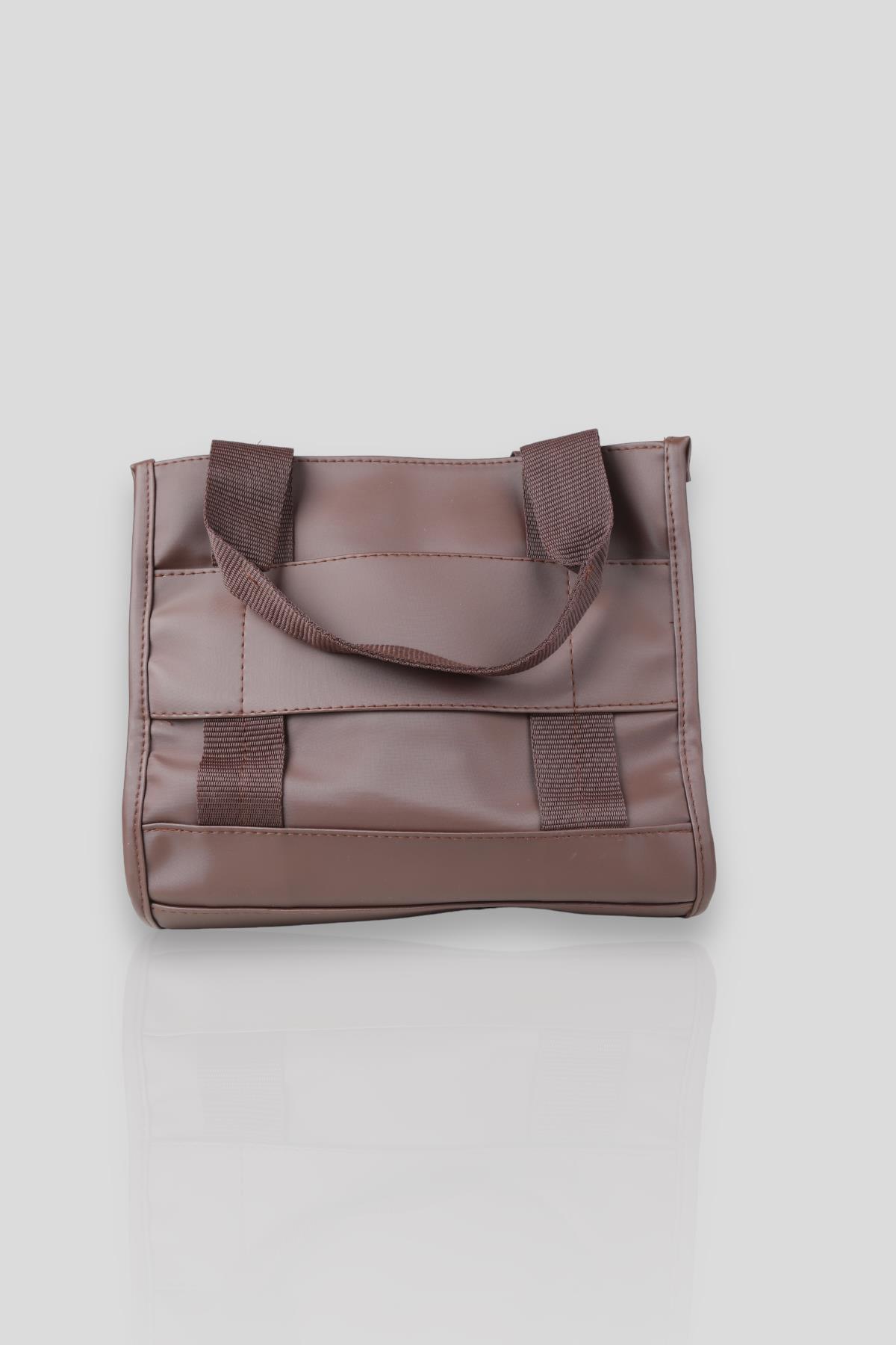 9246 Saten Çanta Kahve - 4