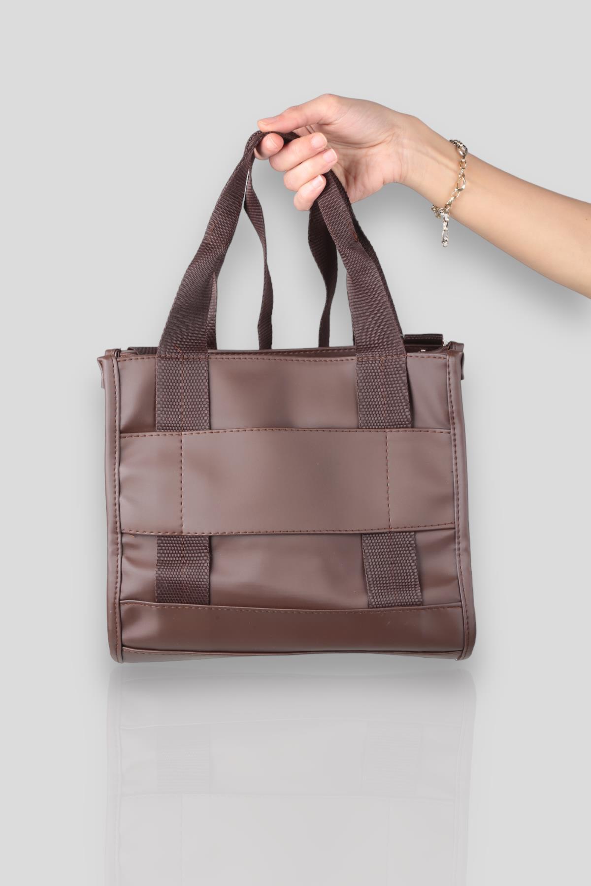 Kahve Saten Çanta 9246 - 3