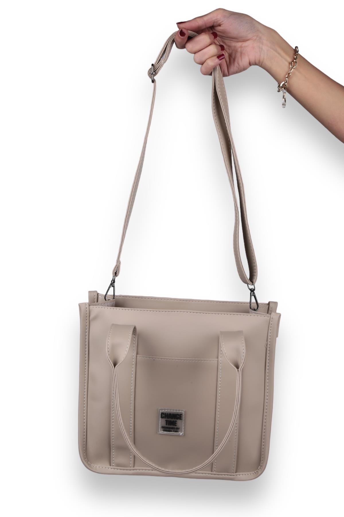 Vizon Saten Tote Çanta 9253 - 2