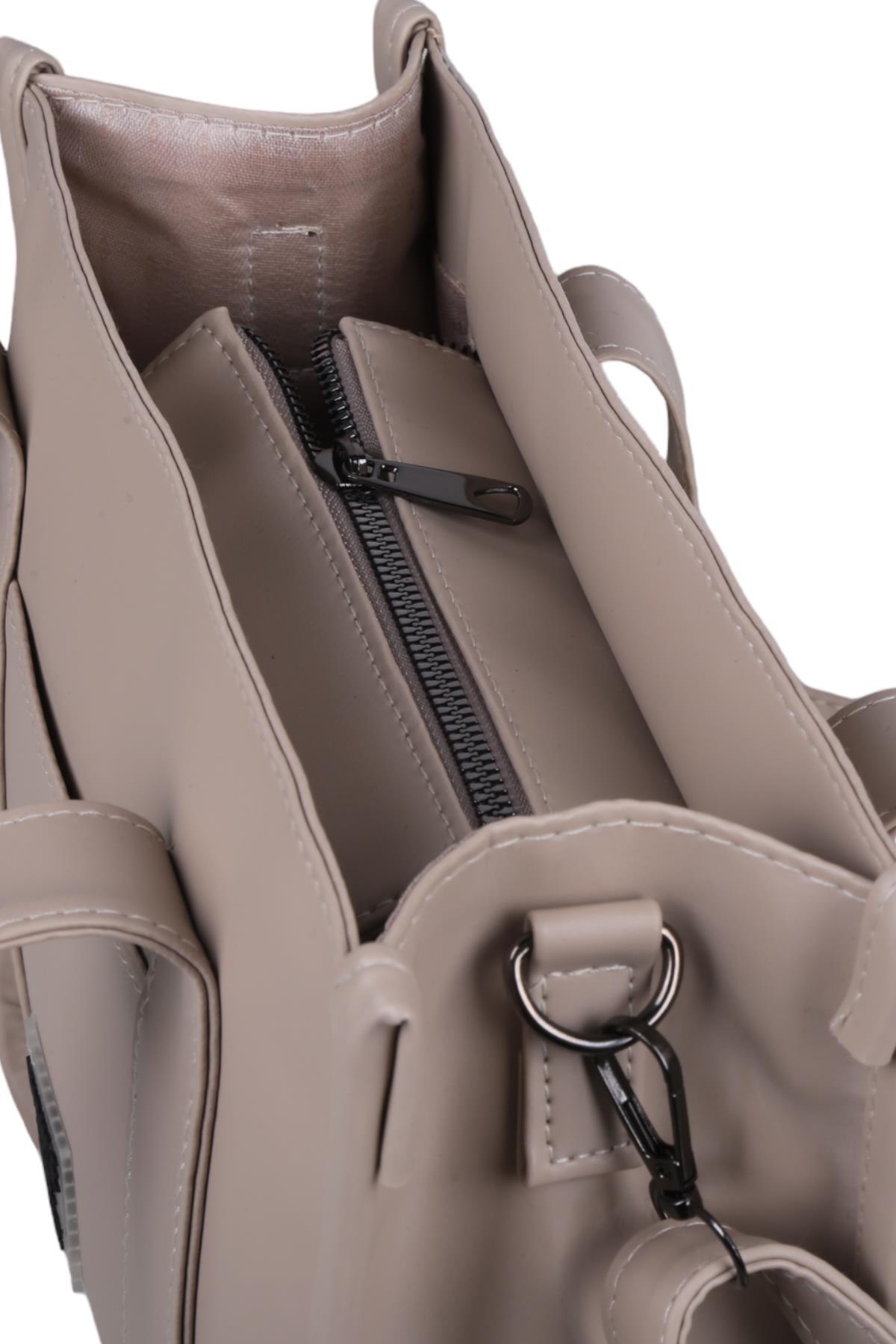 Vizon Saten Tote Çanta 9253 - 4