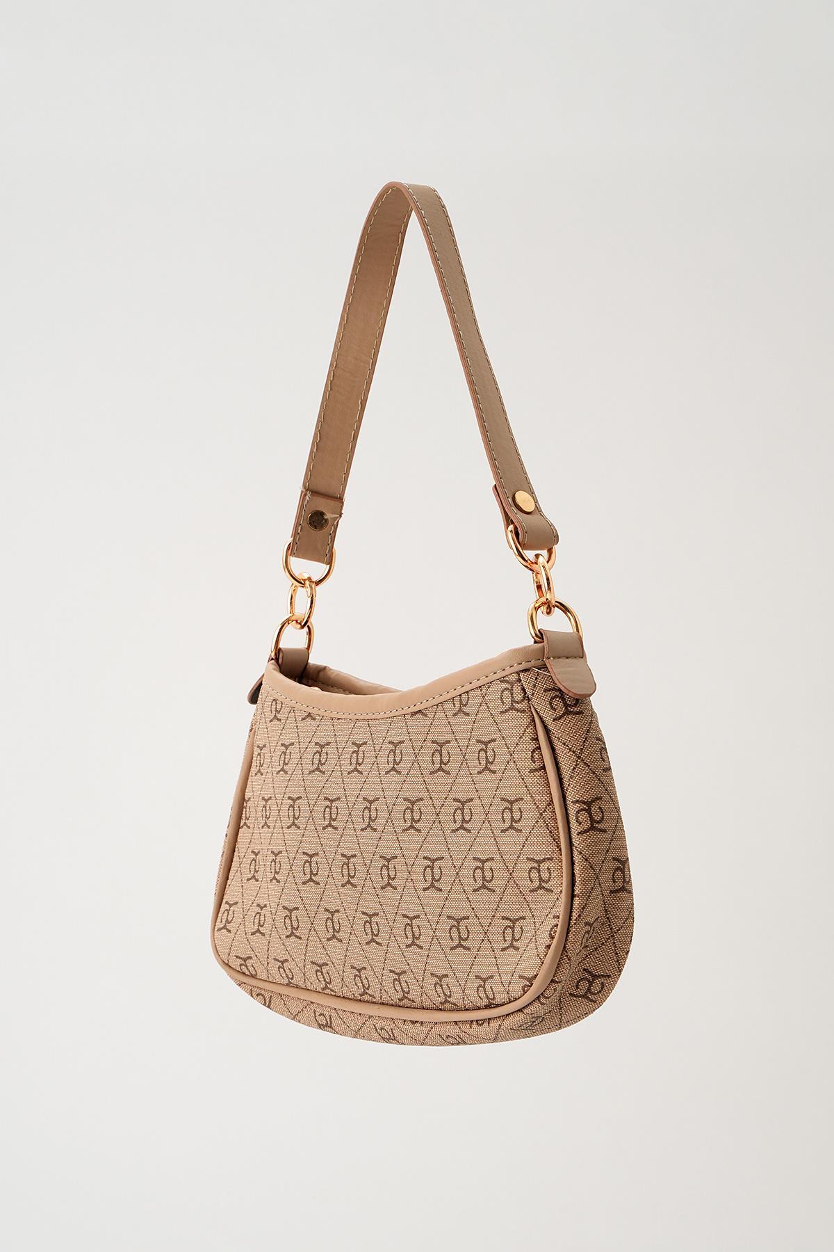 Vizon Desenli Baget Çanta 9264 - 2