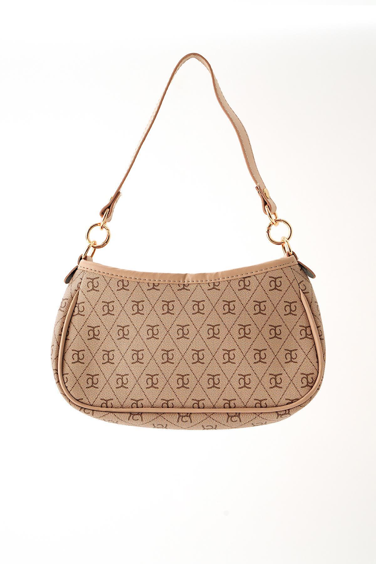 Vizon Desenli Baget Çanta 9264 - 3