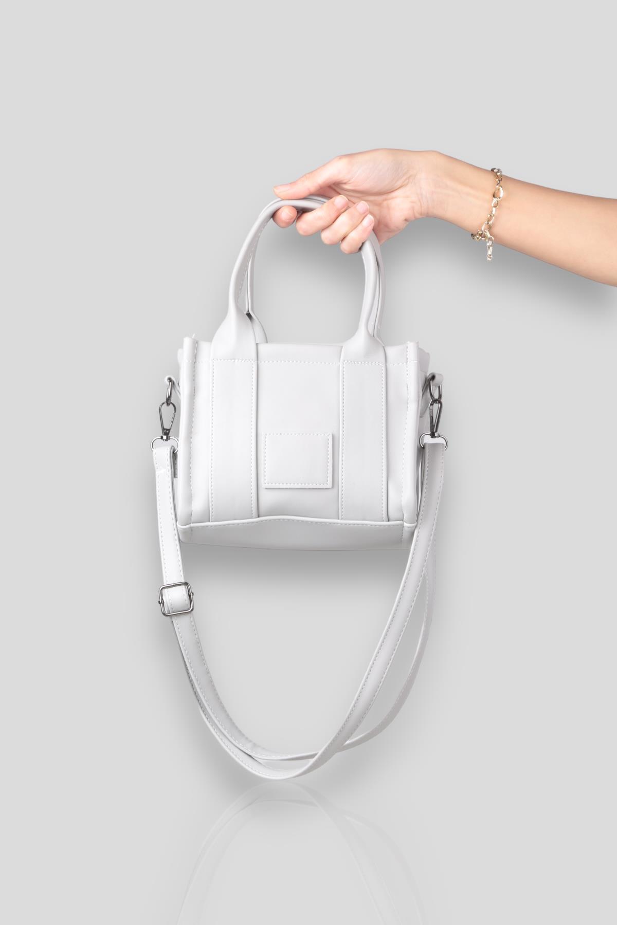 Gri Small Tote Çanta 9280 - 2