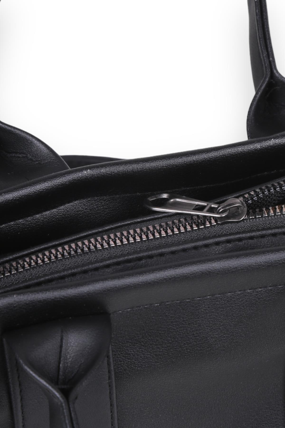 Siyah Small Tote Çanta 9280 - 4