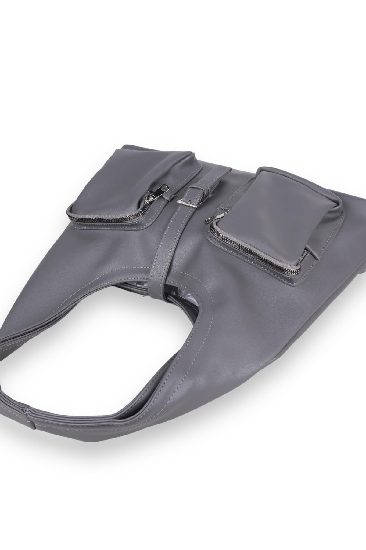 Füme Oval Çanta 9286 - 3