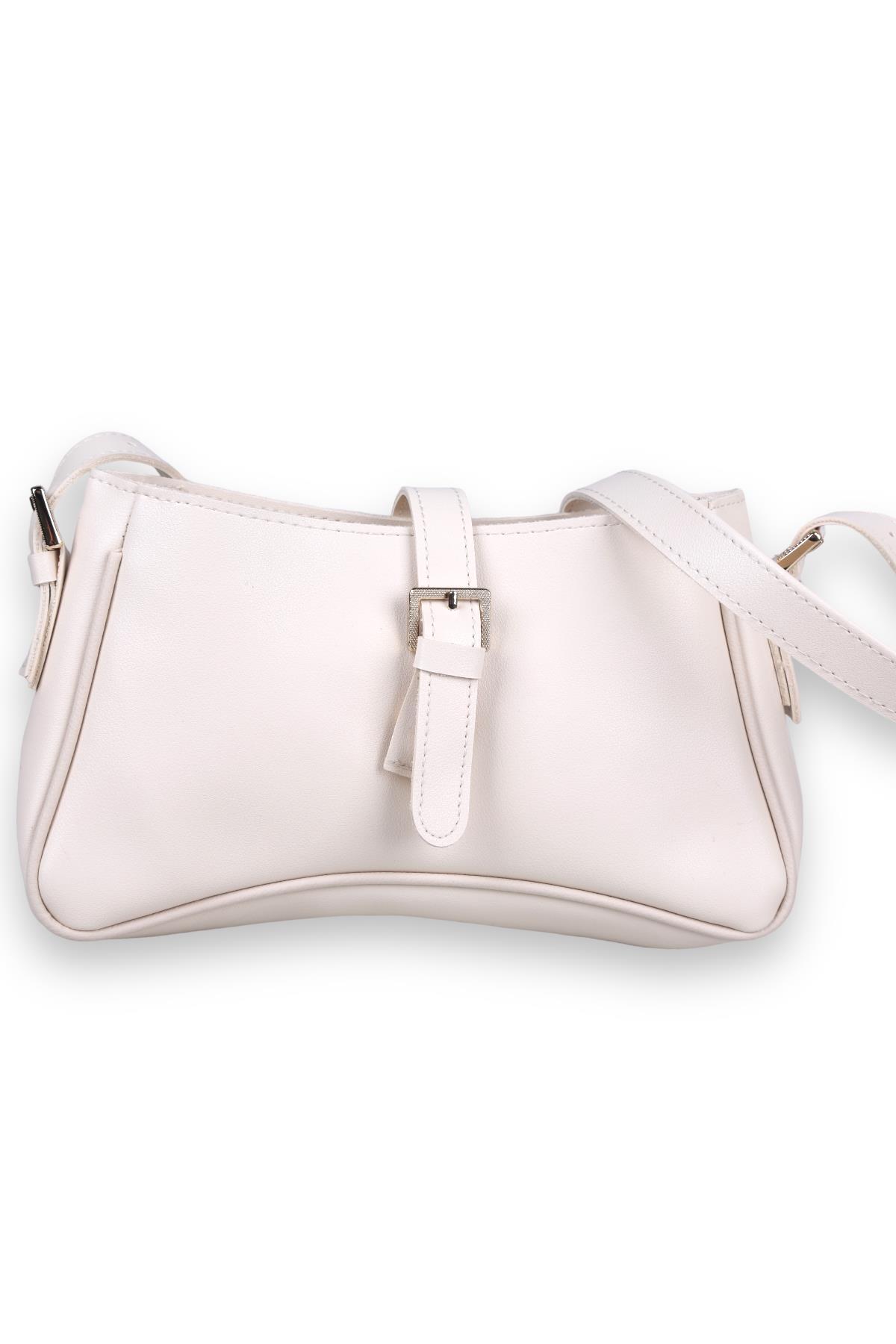 9287 Baget Çanta Krem - 2