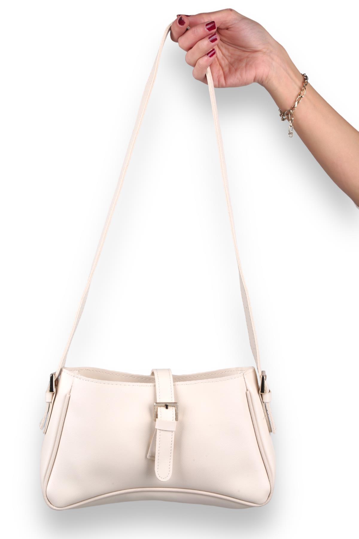 Krem Baget Çanta 9287 - 1