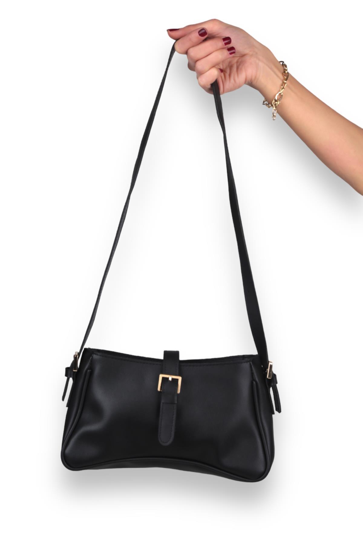 9287 Baget Çanta Siyah - 2