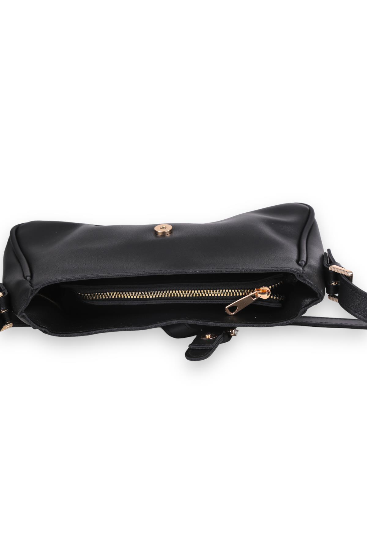 Siyah Baget Çanta 9287 - 4