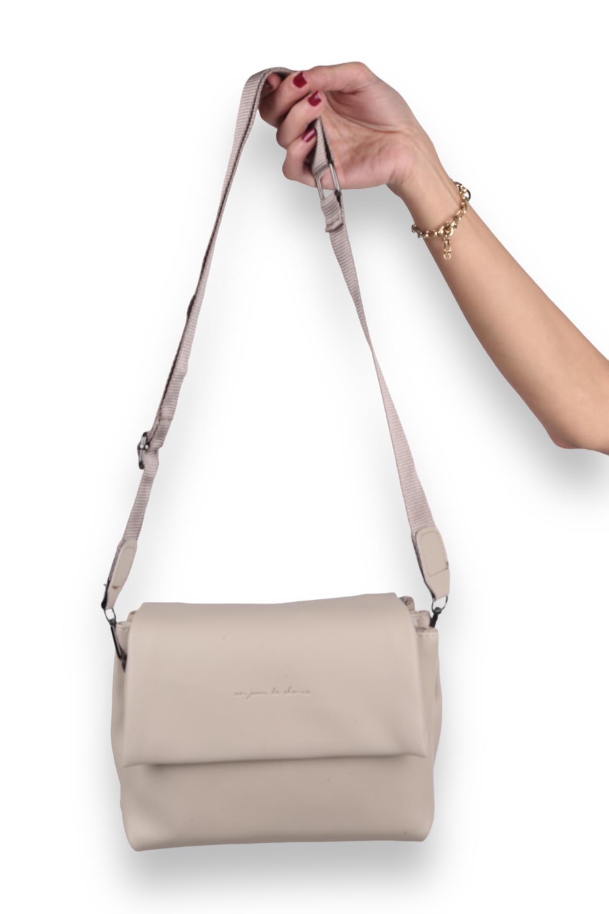 Bej Donna Klasik Model Çanta 9289 - 3